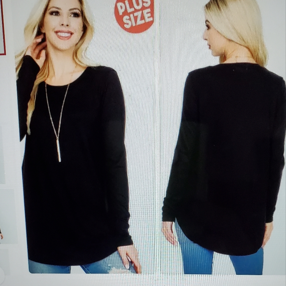 A Girl Thing Black Long Sleeve Tee